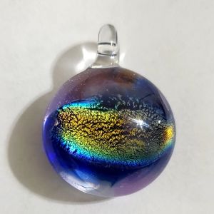Blue Glass Pendant